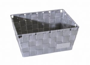 CANASTO ORGANIZADOR GRIS