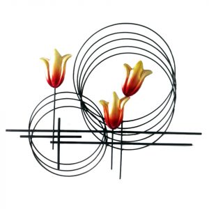 FIGURA PARED TULIPANES