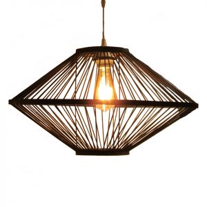 LAMPARA BAMBÚ NEGRA