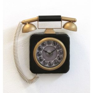 RELOJ PARED ANTIGUO NEGRO