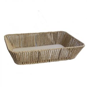 BANDEJA ORGANIZADORA RECTANGULAR – FIBRA NATURAL