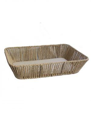 BANDEJA ORGANIZADORA RECTANGULAR – FIBRA NATURAL