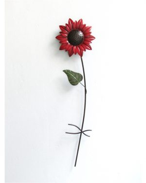 GIRASOL PARED ROJO