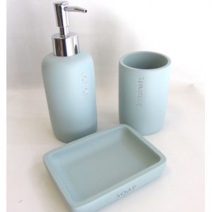 JGO. BAÑO 3 Pzas. AQUA, POLIRESINA