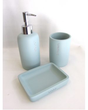 JGO. BAÑO 3 Pzas. AQUA POLIRESINA