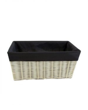 CANASTO ORGANIZADOR NATURAL C/FUNDA ECO RATAN
