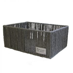 ORGANIZADOR FIBRA GRIS MEDIANO