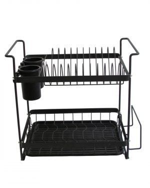 SECAPLATOS DOBLE METAL NEGRO