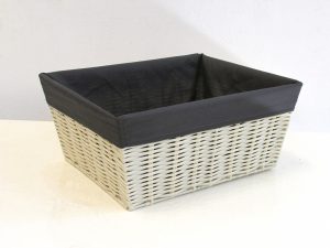 CANASTO ORGANIZADOR NATURAL C/FUNDA ECO RATAN