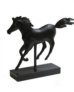 CABALLO SALVAJE NEGRO METAL