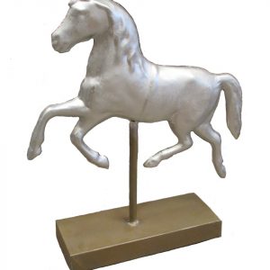 CABALLO PLATA METAL