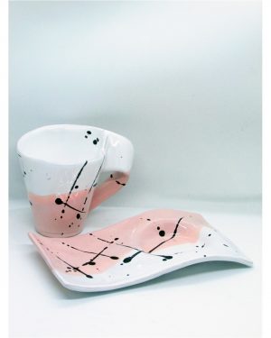 SET DESAYUNO BLANCO Y ROSA