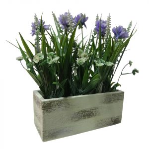 JARDINERA FLORES PURPURA