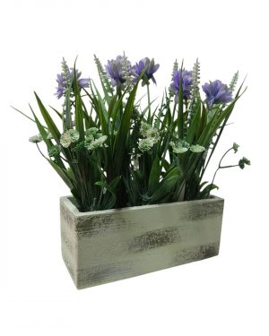 JARDINERA FLORES PURPURA