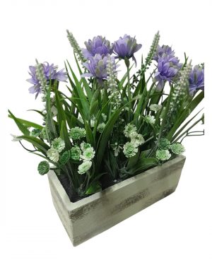 JARDINERA FLORES PURPURA