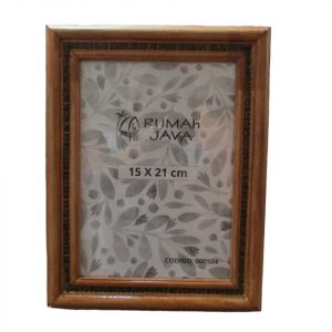PORTARRETRATO 15X21 MADERA Y RATAN