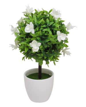 ARBOLITO CON FLORES BLANCAS