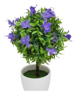 ARBOLITO CON FLORES PURPURAS