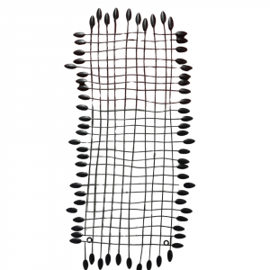 APLIQUE PARED NEGRO PLUMA