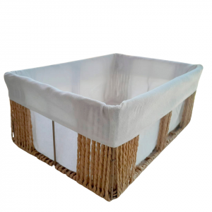 CANASTO NATURAL CON FUNDA