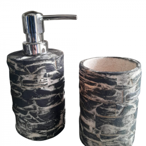JGO. BAÑO x2 «JASPEADO» – POLYRESINA